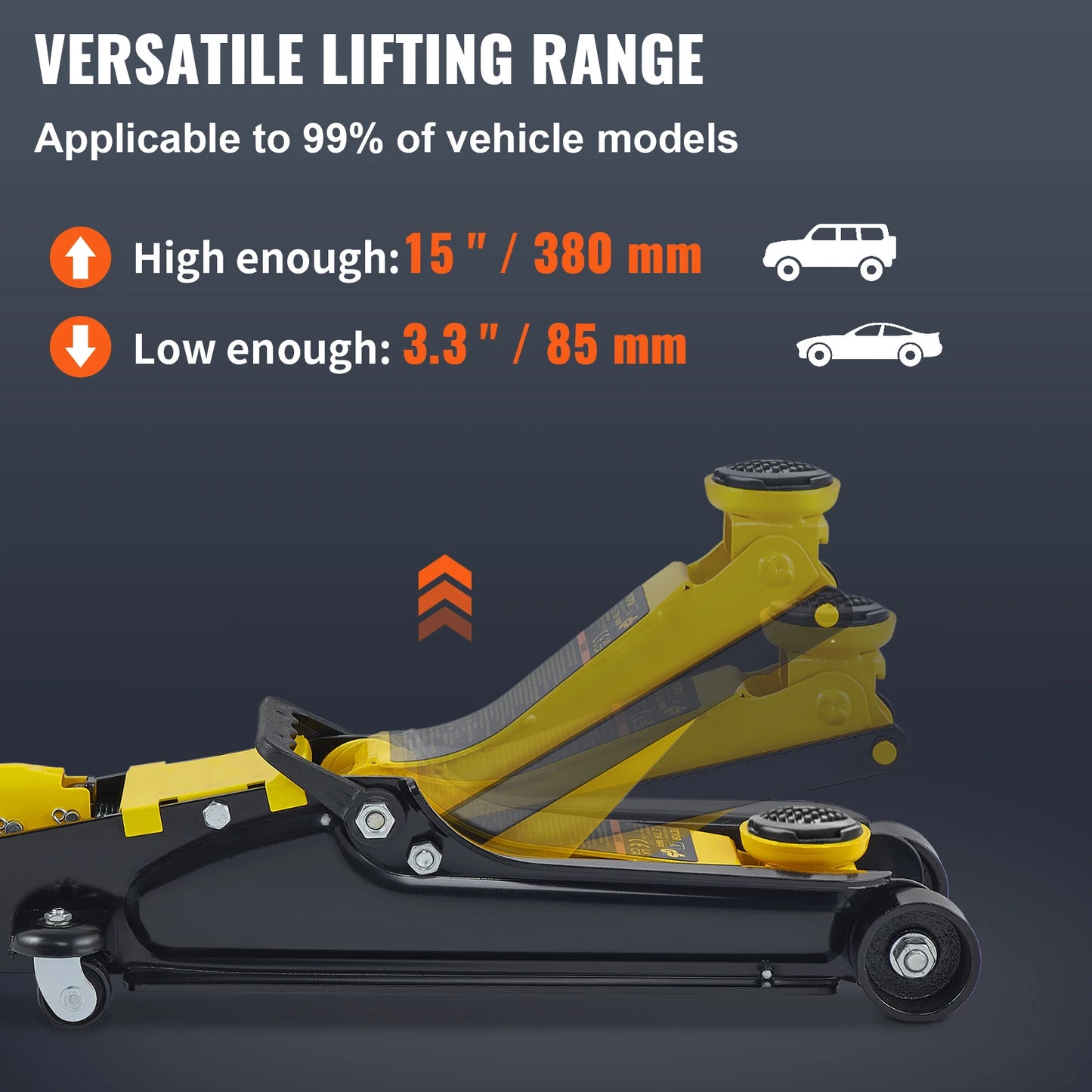 2.5T Hydraulic Low Profile Floor Jack