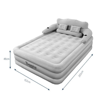 2 Persons Inflatable Mattress for Indoor Outdoor Use Air Cushion
