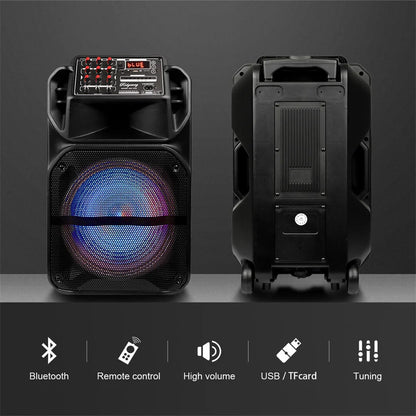 7000W Portable 15” Bluetooth Speaker Sound System