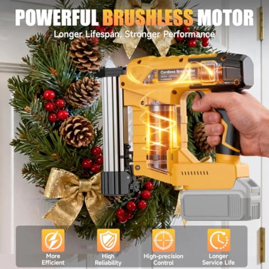 18GA, 2-in-1 Cordless Nail Gun and Staple Gun for De-Walt 20V Battery