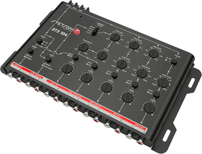 STX 104 PRO 5-Way Digital Car Audio Crossover with EQ