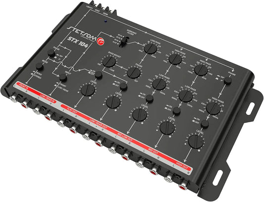 STX 104 PRO 5-Way Digital Car Audio Crossover with EQ
