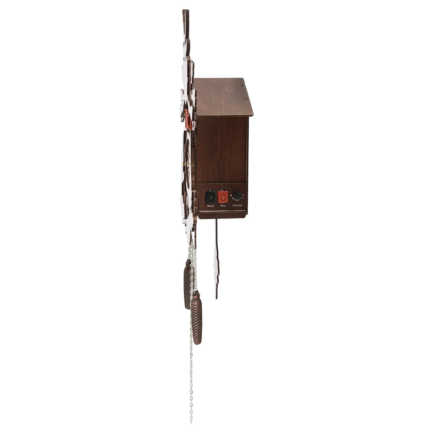 German Cuckoo Clock, Traditional Handcrafted Black Forest Wooden Wall Clock Hunter Cuckoo Clock for Living Room, Bedroom, Office