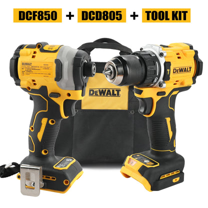 Dewalt Lithium Brushless Screwdriver and Electric Impact Drill Combination Kit