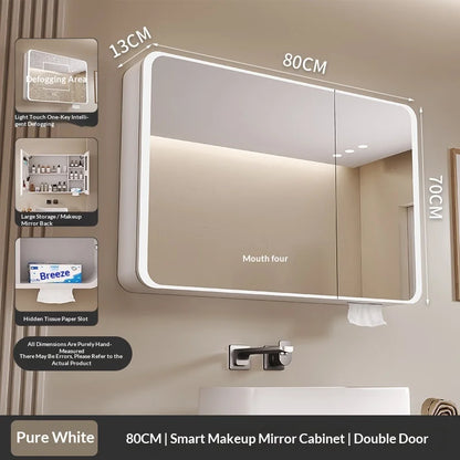 LED Bathroom Mirror Anti Fog Touch Sensor