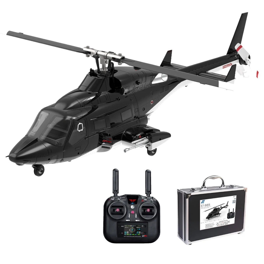 RC Helicopter AirWolf 2.4G 9CH 6G GPS Optical Flow Localization LiDAR TOF Altitude Hold Dual Brushless Motor