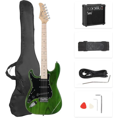 Full Size Electric Guitar with Built-in 20W Amplifier