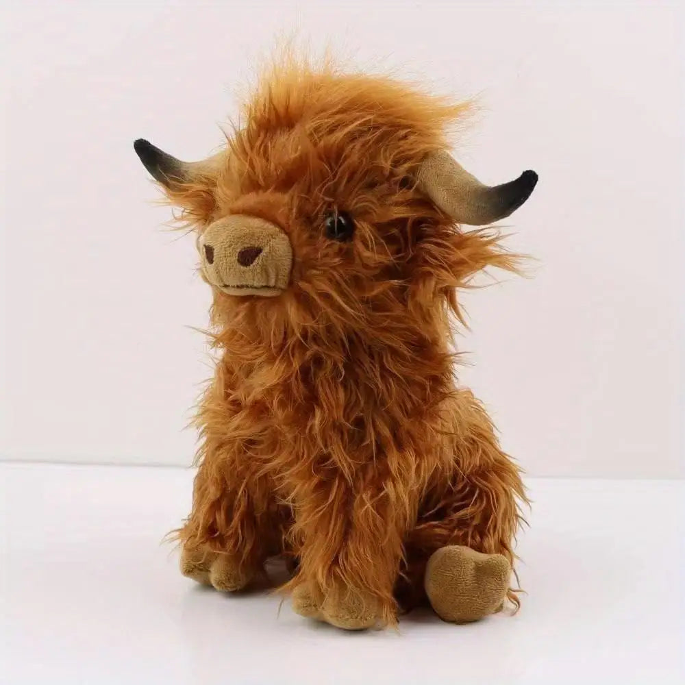 Highland Cows Cute Stuff Fluffy Cattle Dolls