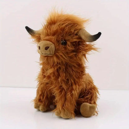 Highland Cows Cute Stuff Fluffy Cattle Dolls