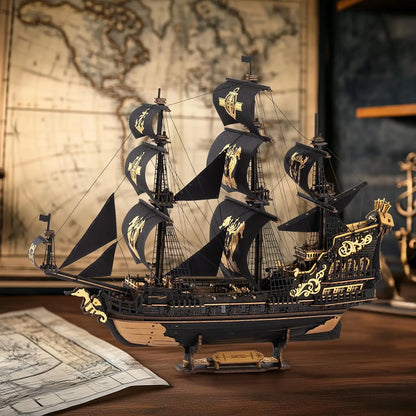 603pc 3D Puzzle Wooden Seahouse Barque Model kit