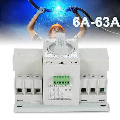 Automatic Transfer Switch 63 Amp 3P For Generator 50Hz/60Hz