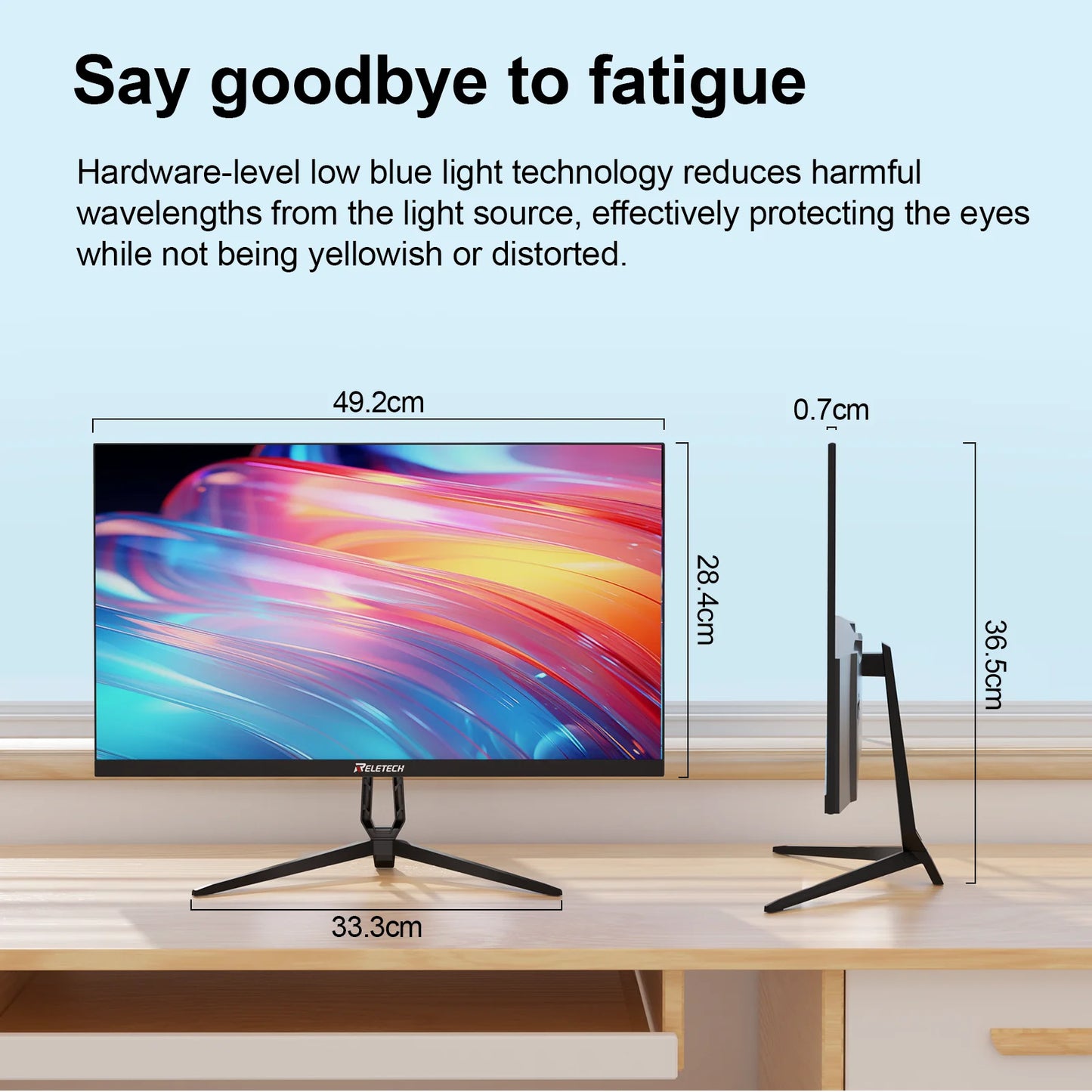 21.5Inch 100Hz FHD 1080P 3000∶1 VA Gaming Monitor HDMI/VGA Support Vesa Wall Mount