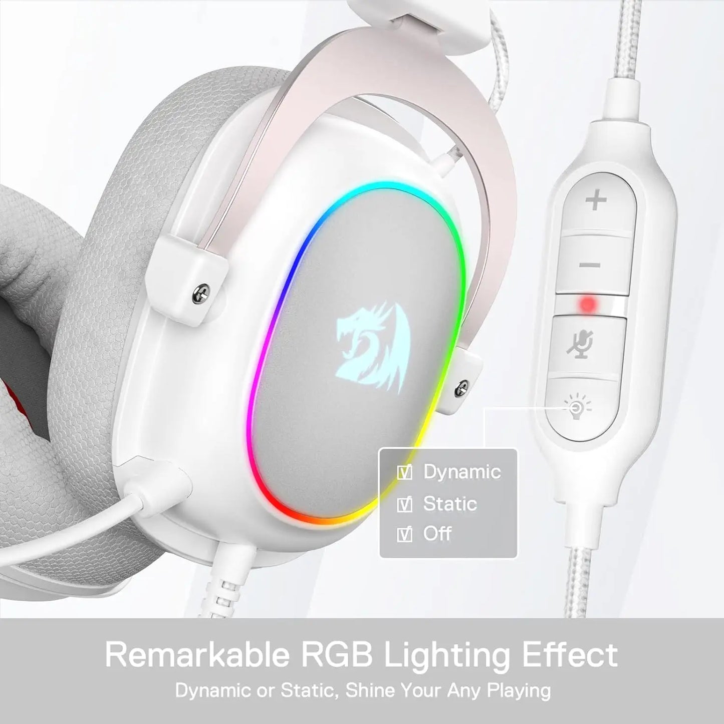 RGB Wired Backlit Gaming Headset With 7.1 Surround Sound
