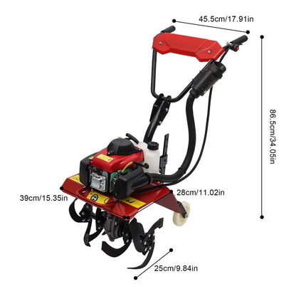 63cc 4-Stroke Gas Power Cultivator Clearance Walk Behind