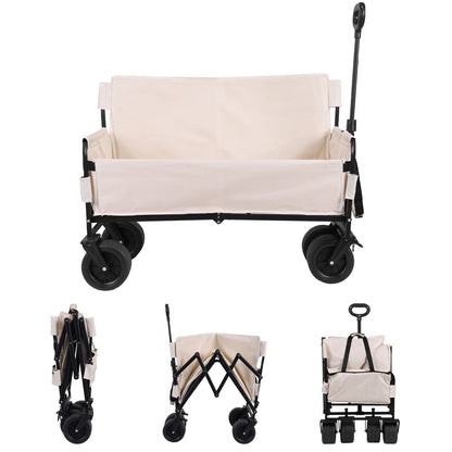 Collapsible Heavy Duty Wagon with Big Wheels