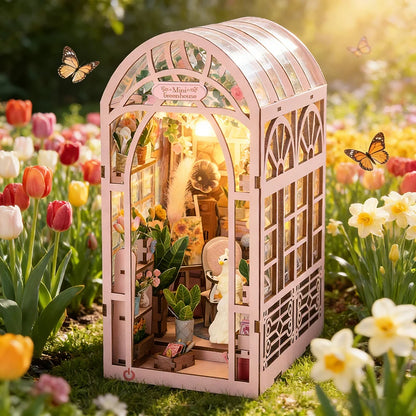 Book Nook Kit Sunlight Dollhouse Greenhouse