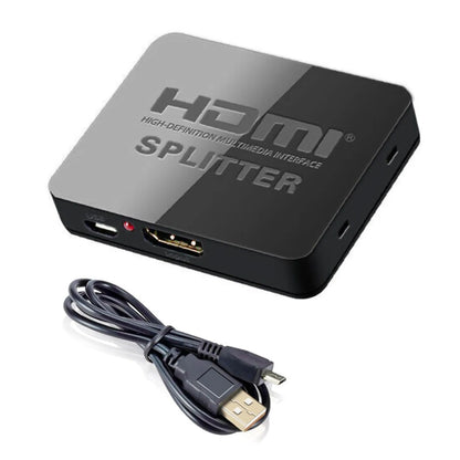 Plug & Play HDMI-Compatible Video Splitter  Switch