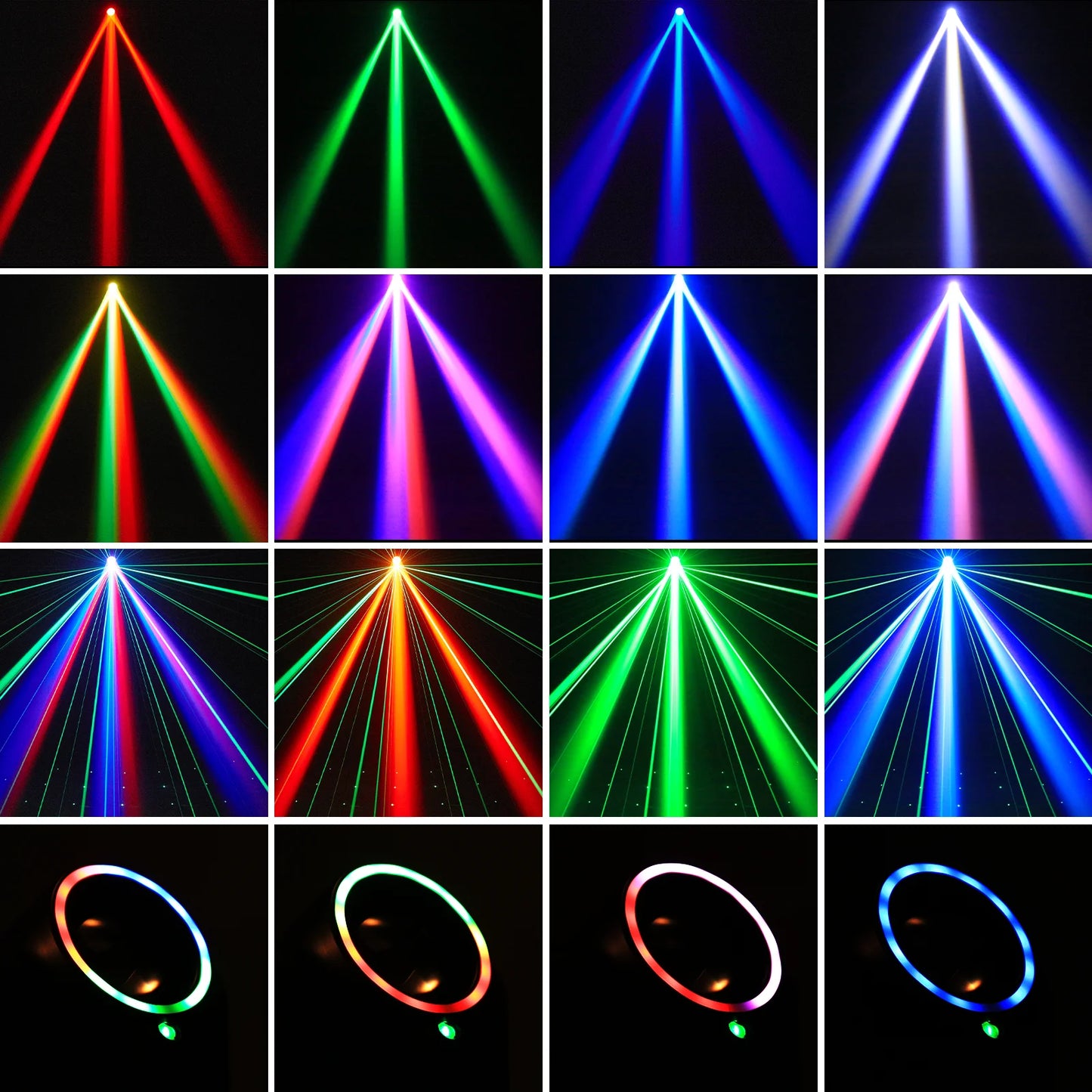 Mini 30W Spot Beam Moving Head Light LED 4IN1 RGBW Effect Strobe