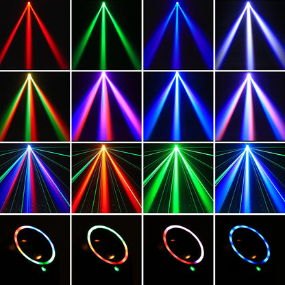 Mini 30W Spot Beam Moving Head Light LED 4IN1 RGBW Effect Strobe
