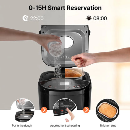 2LB 19-in-1 Automatic  Bread Maker