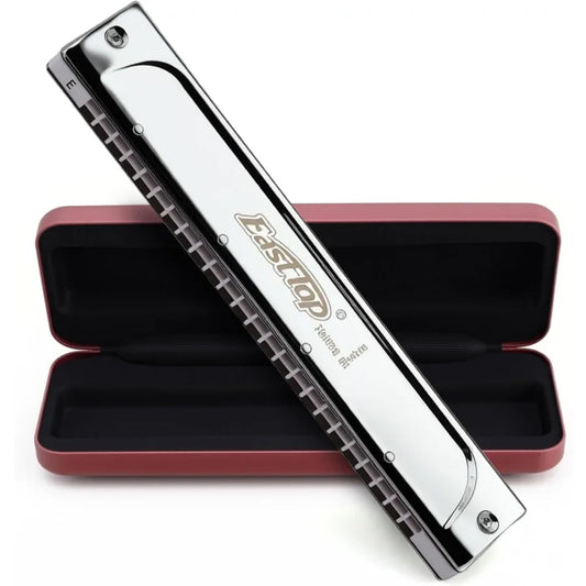 Key of E 24 Holes Professional Tremolo Mouth Organ