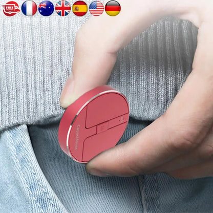 Portable 3 Mode BT 5.2/2.4G/USB Mini Capacitive Mouse with USB Receiver for Laptop PC