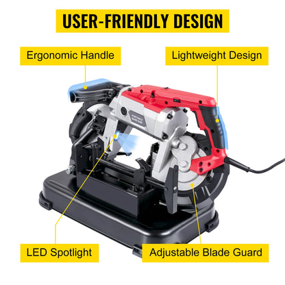 Portable Bandsaw With 5Inch Cutting Capacity