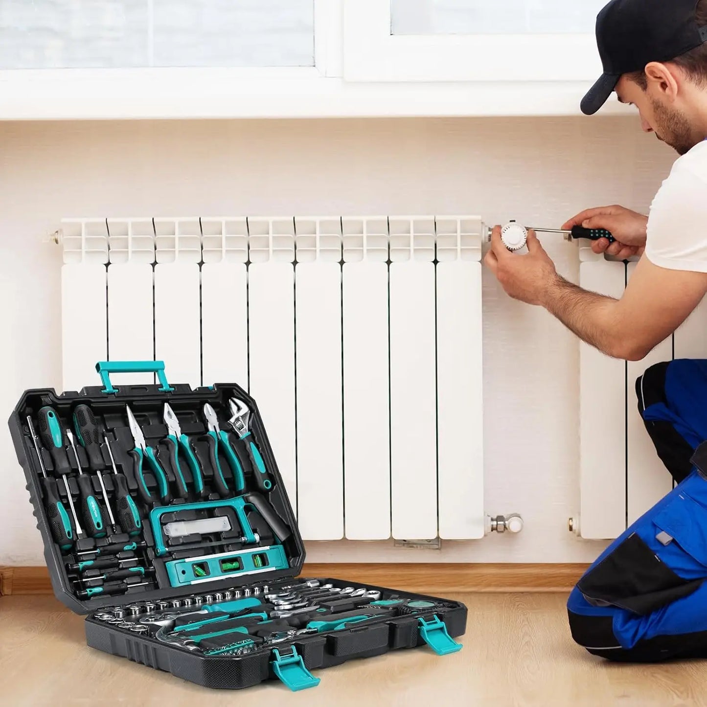 79 Piece Socket Wrench Auto Repair Tool Combination Mixed Tool Set