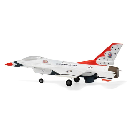 RC F-16 Thunderbirds Micro Scale Jet RC Airplane 30mm Ducted Fan 2S Battery Gyro Stabilization