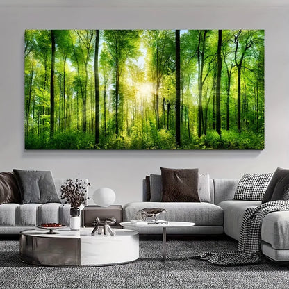 Inspired oil painting art 1.5 inch thick solid wood pine frame, suitable for interior decoration