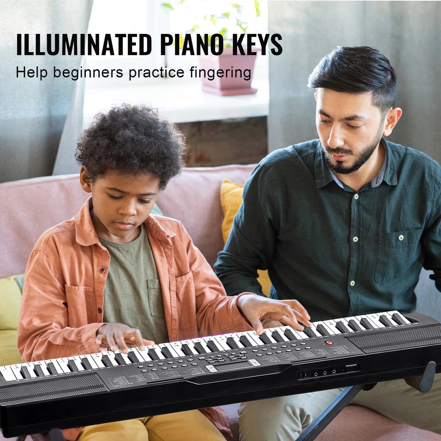 61 Key Portable Digital Keyboard