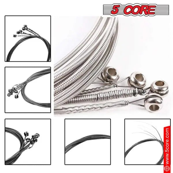 Bass Guitar Strings Brass Phosphor Bronze Extra Light Gauge Bright Tone 4,5,6 String Set - GS EL BSS