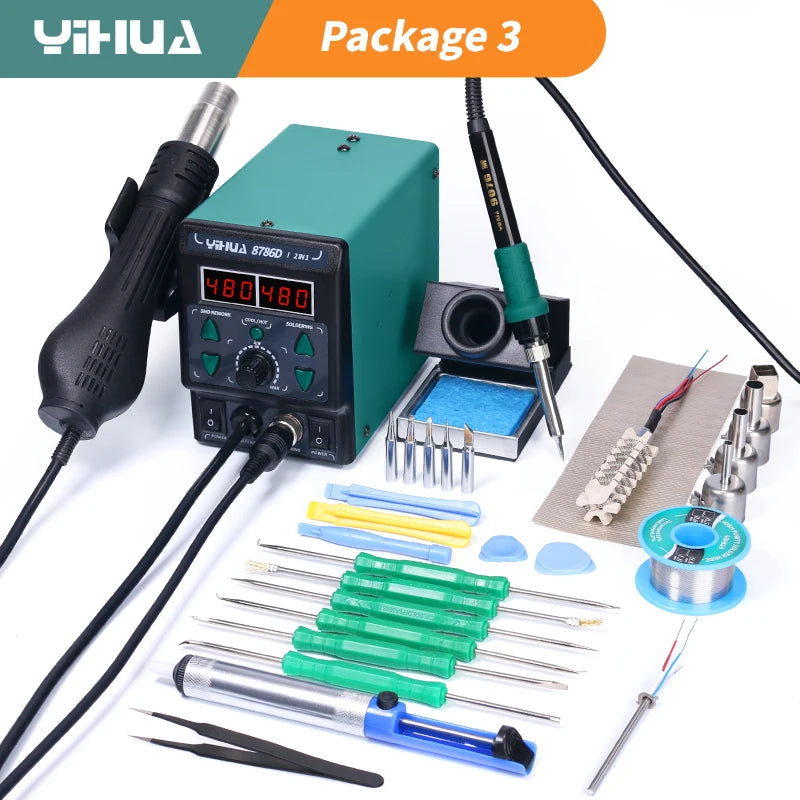 Hot Air Soldering Station for Digital Rework