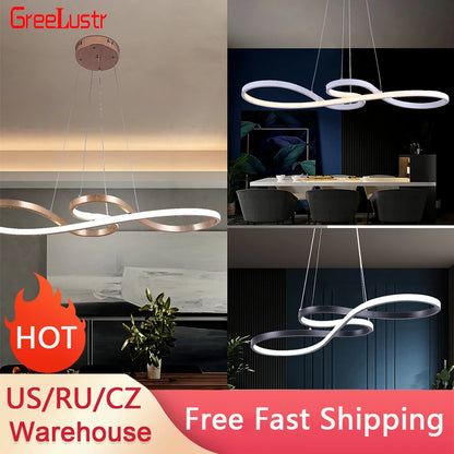 Nordic LED Pendant Hanging Decorative LED Ceiling Chandelier