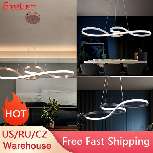 Nordic LED Pendant Hanging Decorative LED Ceiling Chandelier