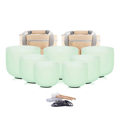 7-12 or 6-12 Inch Crystal Singing Bowls