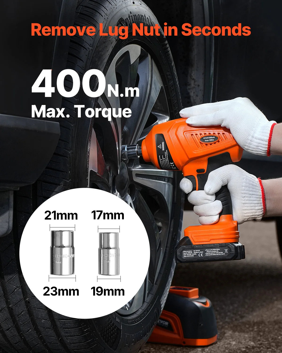 SucceBuy Electric Car Jack 5T Electric Scissor Jack with Electric Impact Wrench & LED Light & Remote Control for Sedan SUV Truck