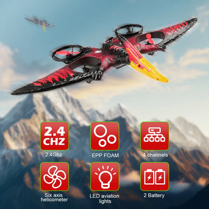 Pterosaur RC Plane 2.4G 6-Axis Gyro Remote Control Airplane