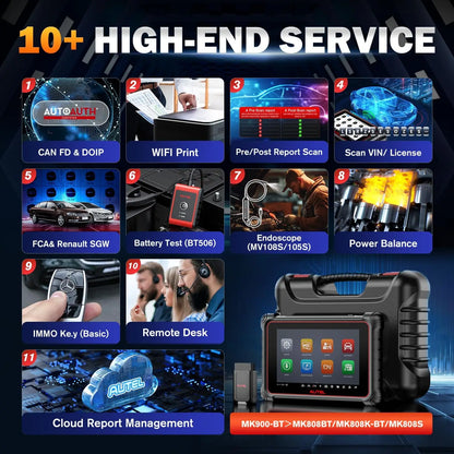 MaxiCOM MK900BT Bluetooth Car Diagnostic OBD2 Scanner