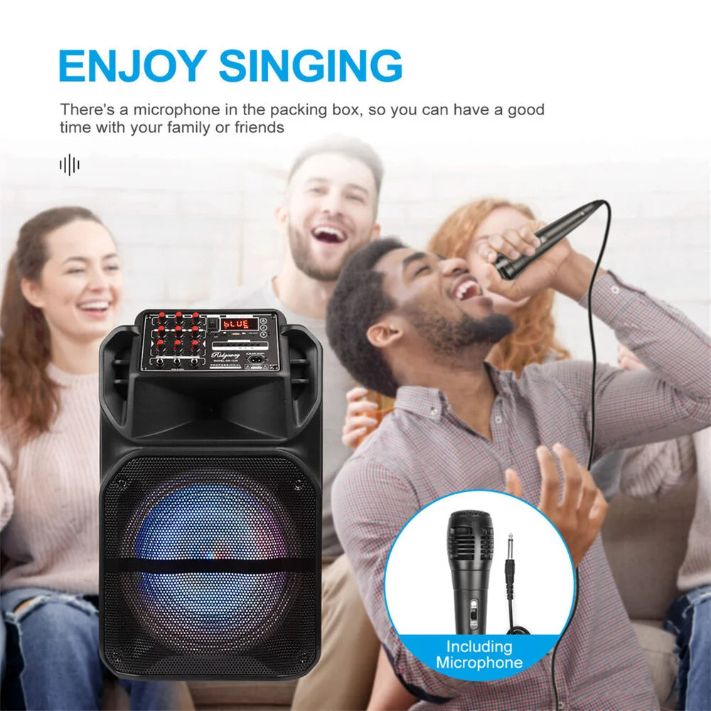 7000W Portable 15” Bluetooth Speaker Sound System