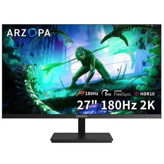 27 inch monitor 180hz gaming monitor QHD 2K Monitor for PC, 2560*1400, Fast IPS, with Type-C, Samsung DeX mode, FreeSync