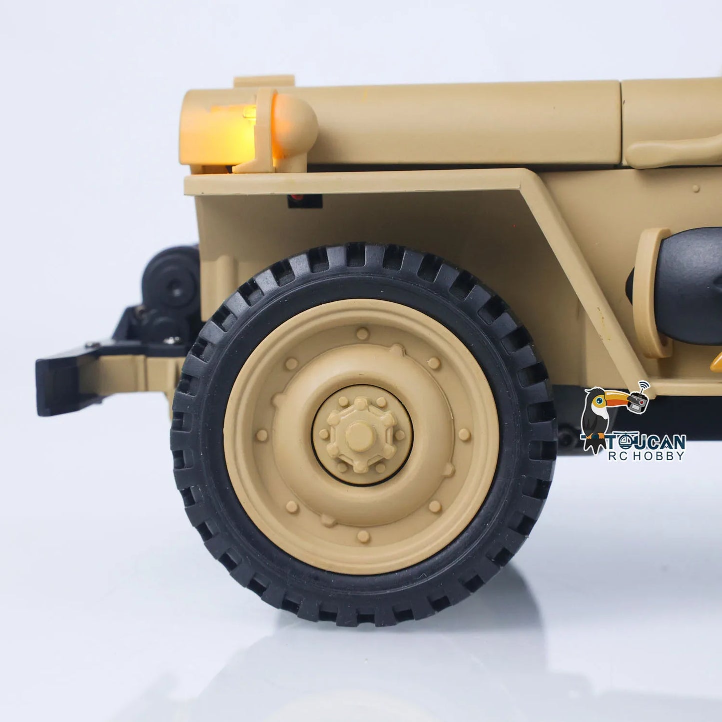 Remote Control Military Car 1/14 scale, 2.4GHZ Open-top Off Road 4WD Combat Model