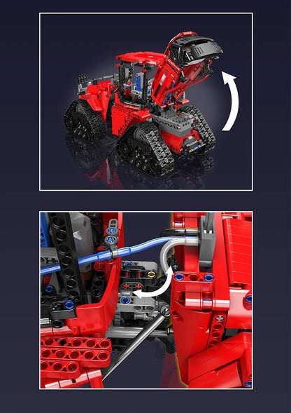 RC MOC-35270 Pneumatic Crawler Tractor Building Block Set by Mould King