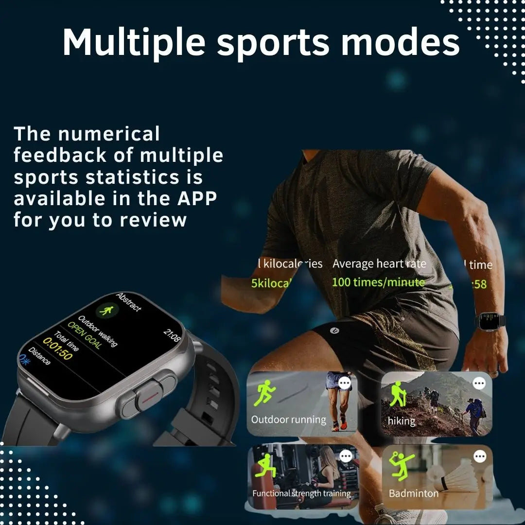 2 in 1 Smartwatch with Earphone Multi-Sport NFC Call Smart Watch