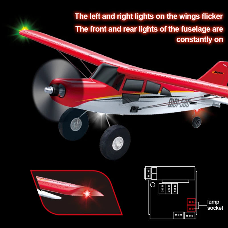 RC Plane Moore M7 Off-road 4CH Remote Control Airplane Brushless Fixed Wing Aircraft