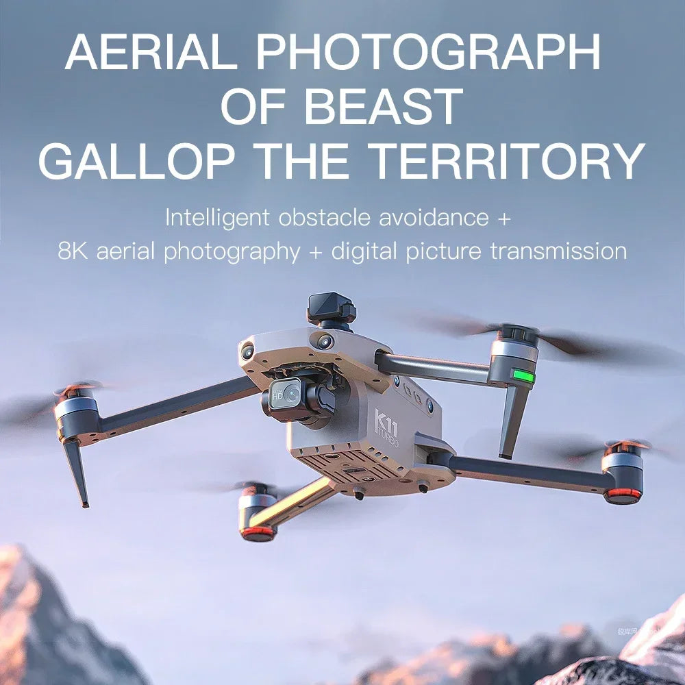 Cole Professional Turbo Drone Aerial 8K HD Dual Camera with Built-in Airdrop Intelligent Obstacle Avoidance