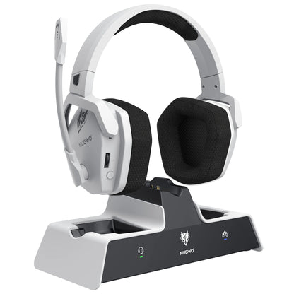 Wireless Headset with Charging Station for Headset