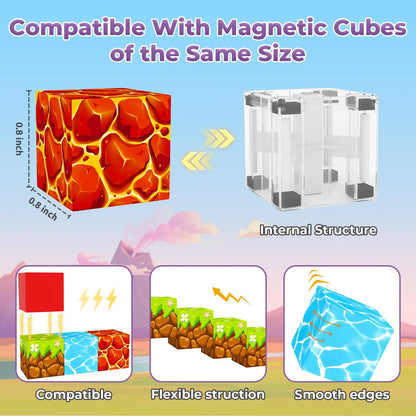 100PCS Magnetic Building Blocks