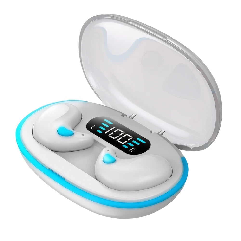 BT 5.3 Invisible Touch Control, Sense-Free, Micro Sleep Earbuds