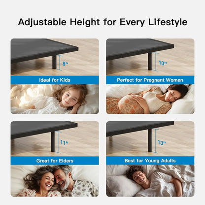 Twin XL Adjustable Bed Frame with Head & Foot Incline
